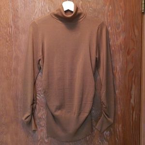 The Limited turtleneck brown long sleeve sweater